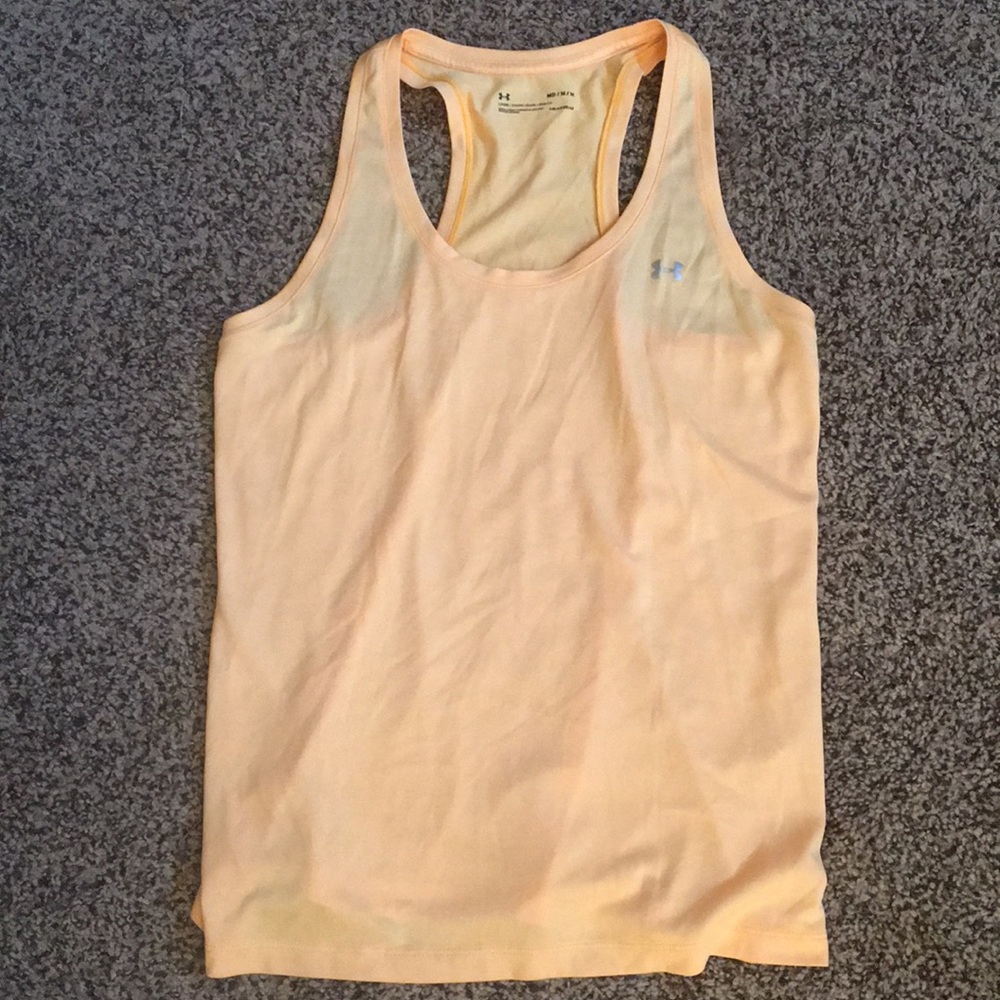 Yellow/gold workout tank